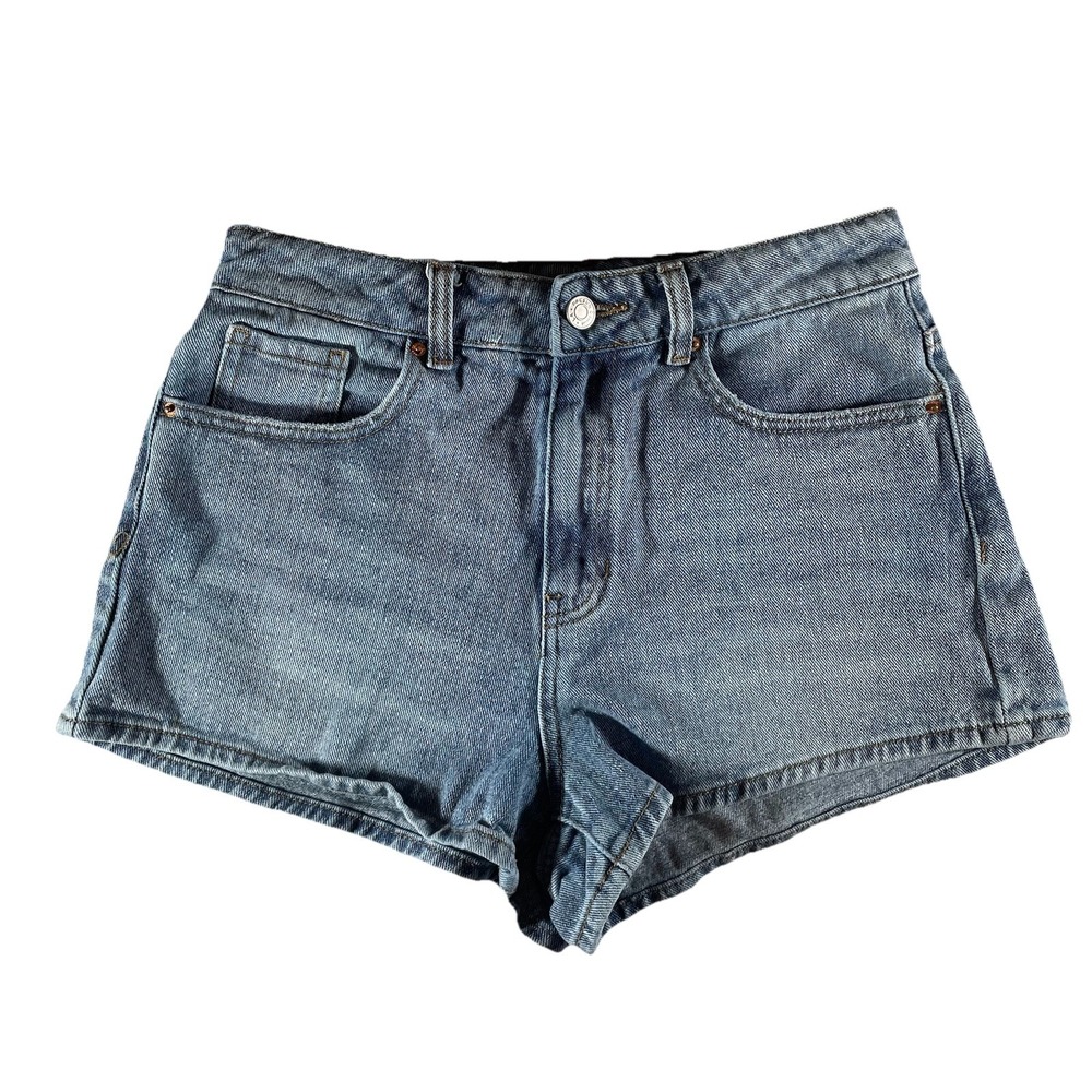 PacSun High Rise Mom Jean Shorts Light Wash Denim‎ Size 27